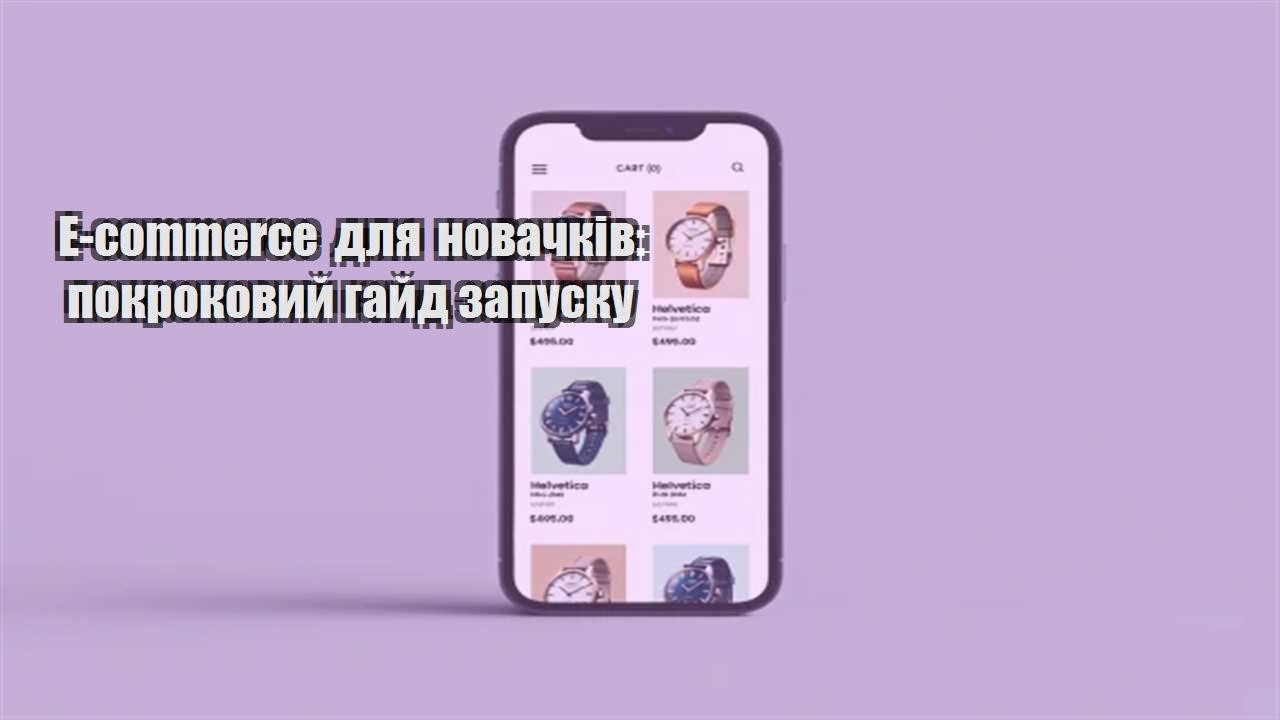 Детальніше про статтю E-commerce для новачків: покроковий гайд запуску