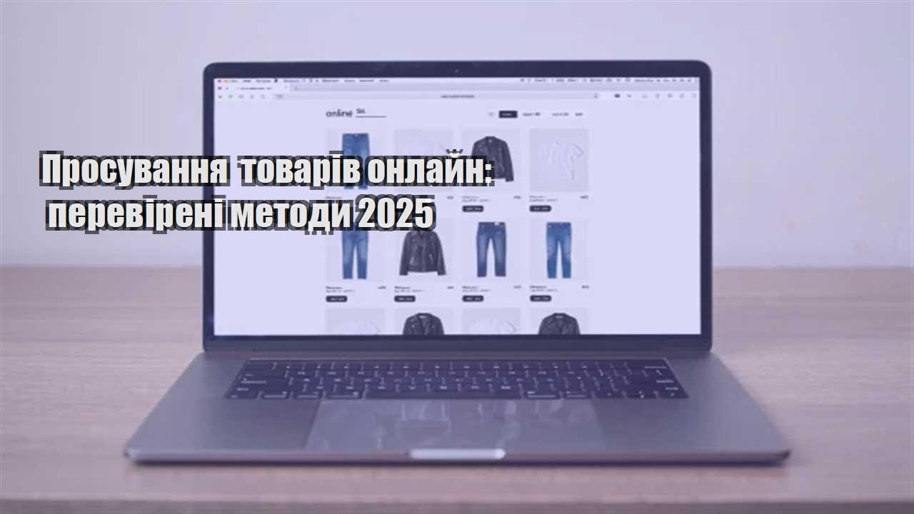 Детальніше про статтю Просування товарів онлайн: перевірені методи 2025
