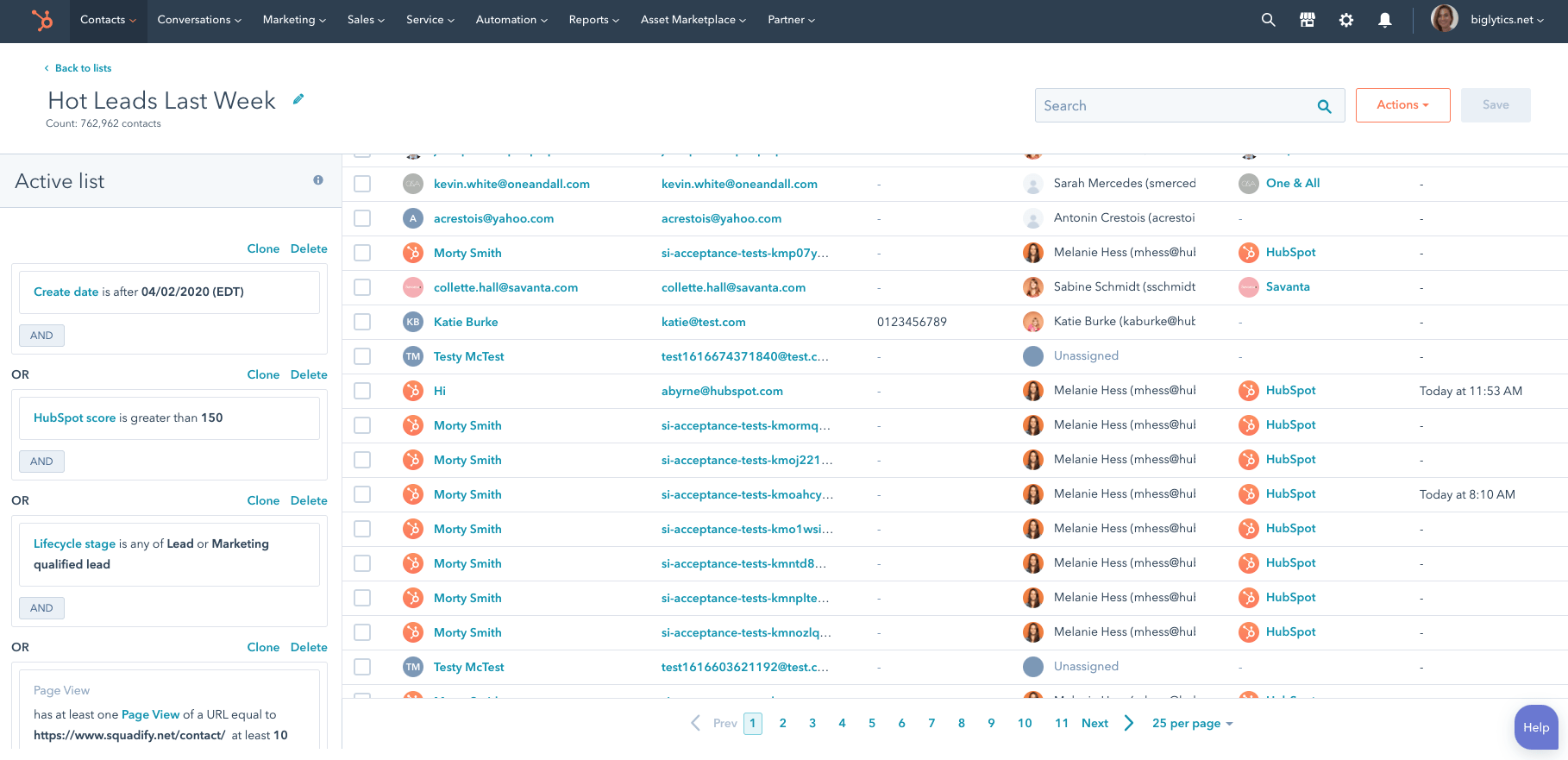 hubspot crm yeuqd